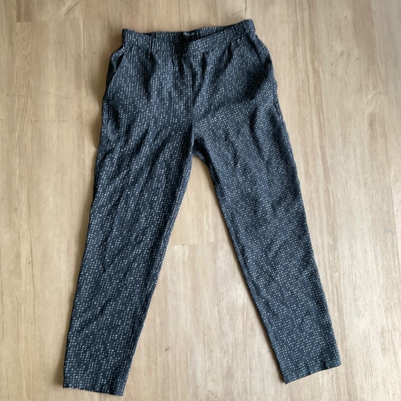 Eileen Fisher Morse Code Tencel Viscose Crepe Pant Ankle Length Size PP - Picture 9 of 10
